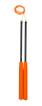 Henrys Carbon Diabolostöcke 35 cm-Orange