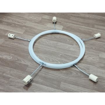 Feuer Hoop Travel - 85 cm - 5 Fackeln