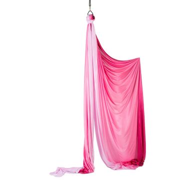 Prodigy Tissu - Aerial Silk - Vertikaltuch - rosa/weiß