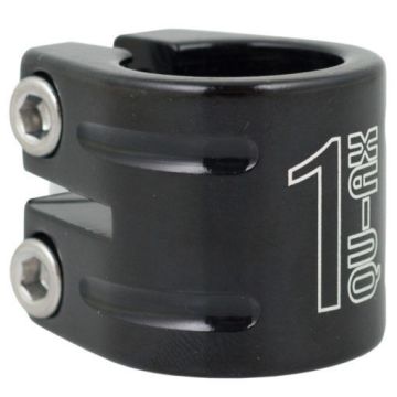 Qu-ax Sattelklemme 28,6 mm - für 25,4 mm Sattelstützen - schwarz